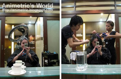 Japanese magnetic hair straightening at Shuji Kida Hair Salon