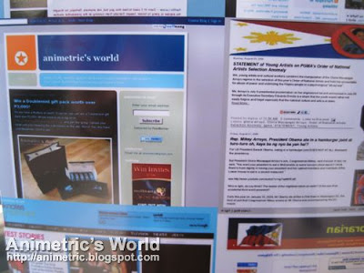 Animetric's World on Philippine Blog Awards 2009's photomosaic