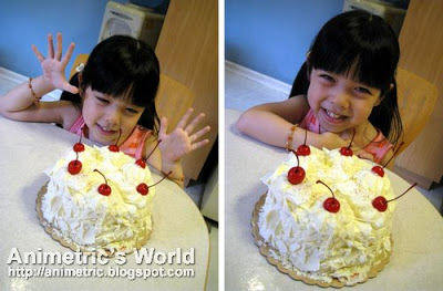 Keirra and the Red Ribbon White Forest Cake
