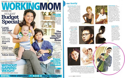 Working Mom Magazine November 2009 issue