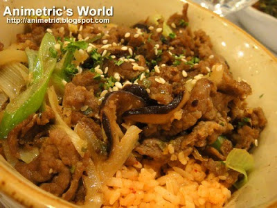 Kimchi Rice with Beef Bulgogi at Angel's Kitchen