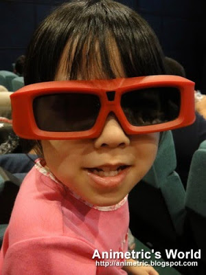Wearing the XpanD 3D glasses