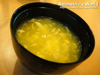Free bowl of hot soup at Ace Water Spa