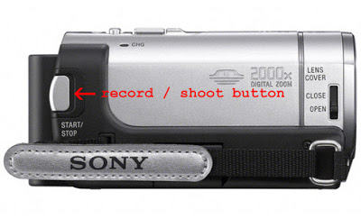 Sony Handycam DCR-SX43 side view