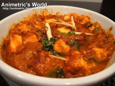 Kadai Paneer at Legend of India