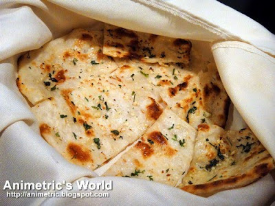 Garlic Naan at Legend of India