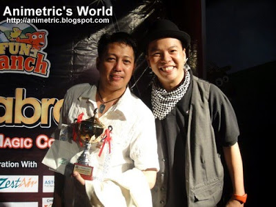 1st Kadabra Cup grand champion Ferdie Capito with Jeffrey Tam