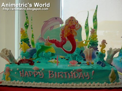 Barbie Mermaid Lagoon Cake at Red Ribbon