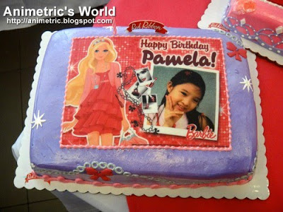 Barbie photo cakes from Red Ribbon