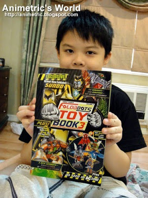 K-Zone Foldabots Toy Book 3