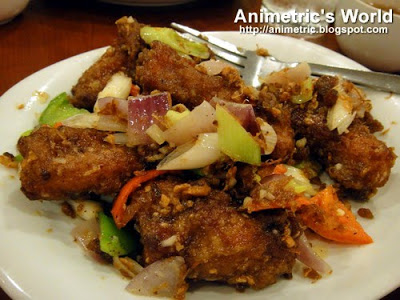 Fried Spareribs in Special XO Sauce at Lutong Macau