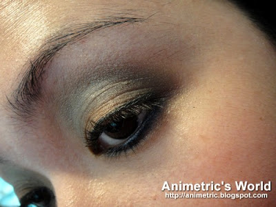 Eye make-up by Shu Uemura Make-Up Artist Patrick Alcober