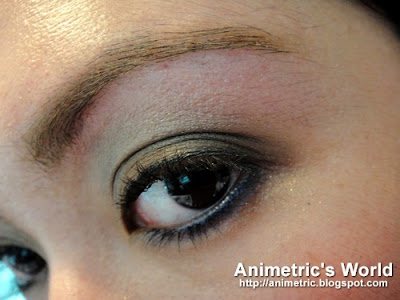 Eye make-up by Shu Uemura Make-Up Artist Patrick Alcober