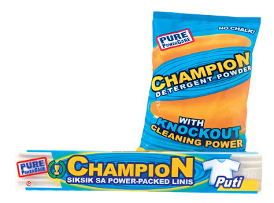 Champion Detergent Bar and Powder