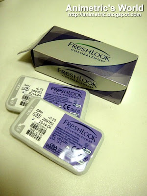 Freshlook Colorblends contact lenses