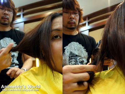 Japanese haircut at Shuji Kida Hair Salon