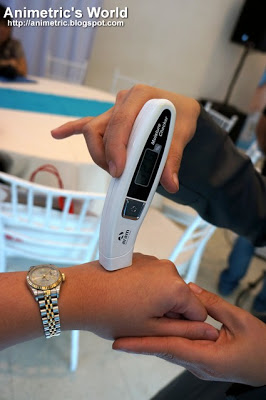Skin Moisture Test at Physiogel Event