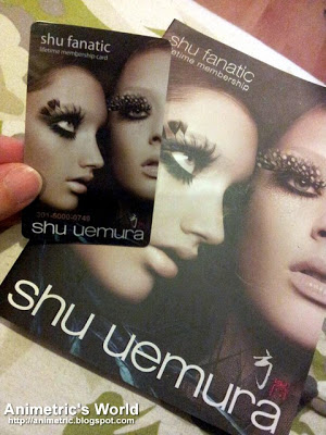 Shu Uemura Fanatic Card