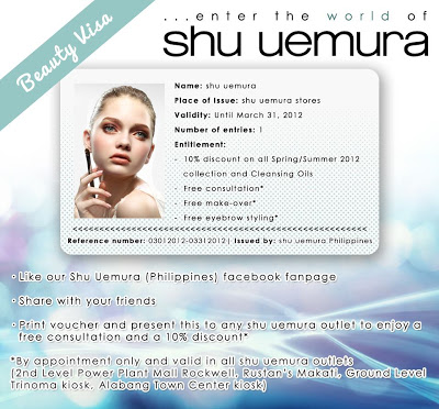 Shu Uemura Beauty Visa