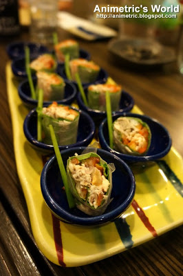 Fresh Smoked Fish Spring Rolls at Sentro 1771