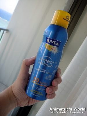 Nivea Sun Protect and Refresh Invisible Cooling Mist SPF 50