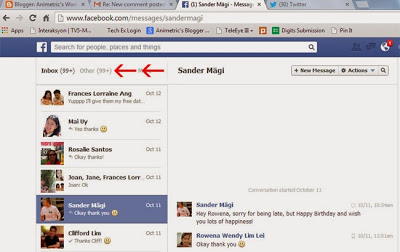 Facebook Other Folder