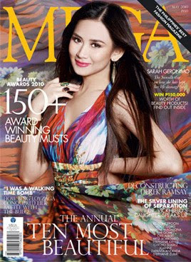 Mega Magazine May 2010 issue with Sarah Geronimo