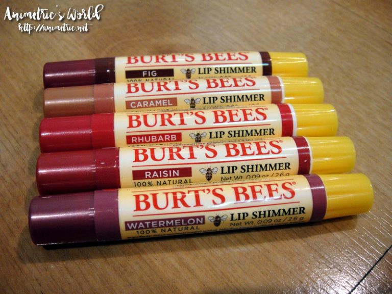 Burts Bees Lip Shimmer Review Animetric's World