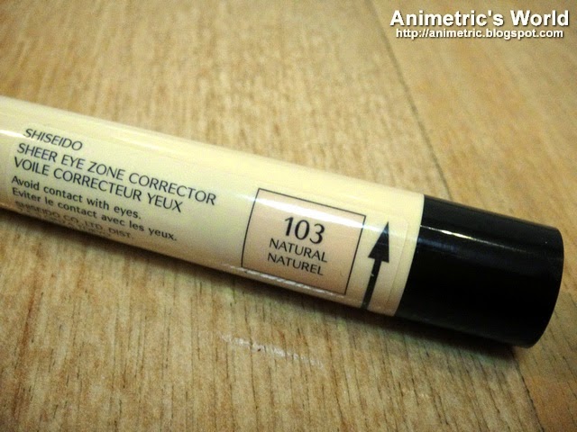 Shiseido Sheer Eye Zone Corrector Review