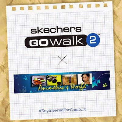 Animetric Skechers Go Walk 2 Giveaway