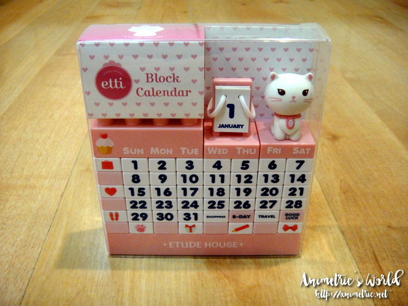 Etude House Etti Block Calendar