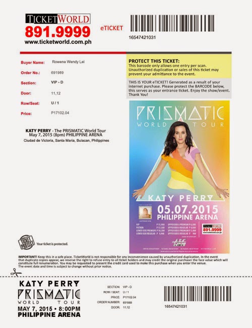 Katy Perry Prismatic World Tour Manila