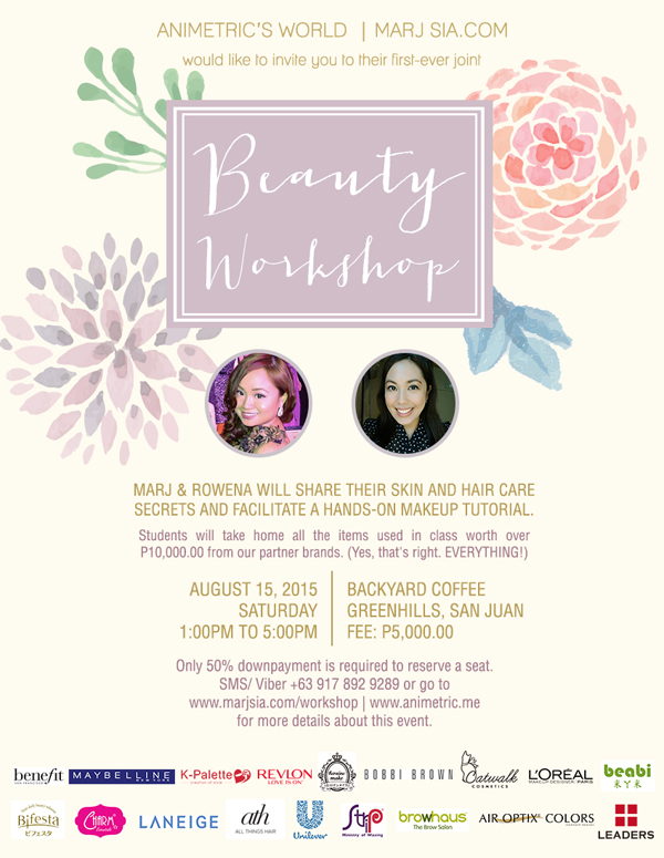 Marj and Ro Beauty Workshop