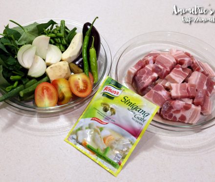 Knorr Sinigang na Liempo