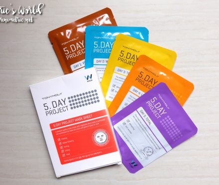 Tonymoly 5 Day Project Mask Sheet