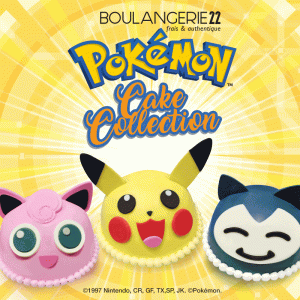 Pokemon Cakes at Boulangerie 22