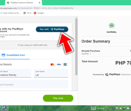 Pay with PayMaya